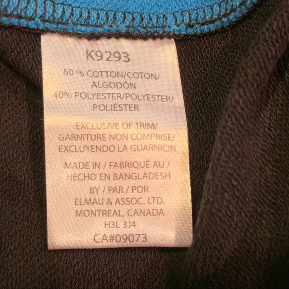 NWT Kangol Mens XXL Black Blue Stripe Track Pants Streetwear Joggers Retro NY - Picture 13 of 13